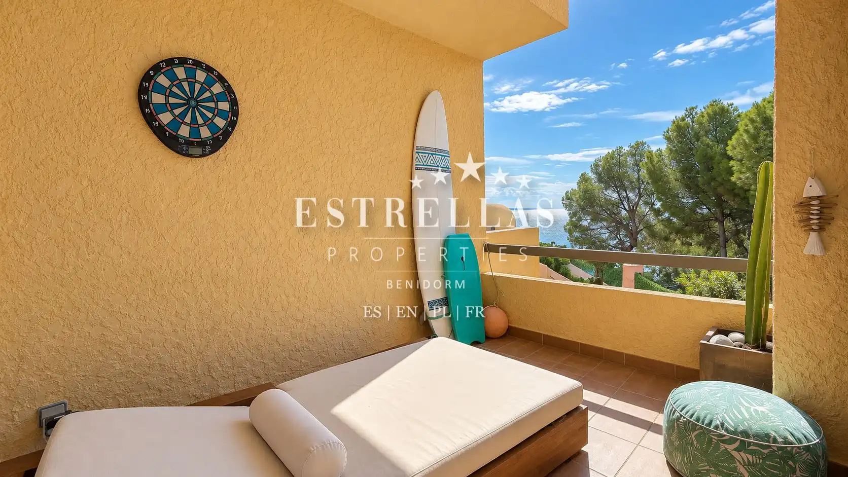 Terraza de Apartamento en venta en Altea con Aire acondicionado, Calefacción y Jardín privado