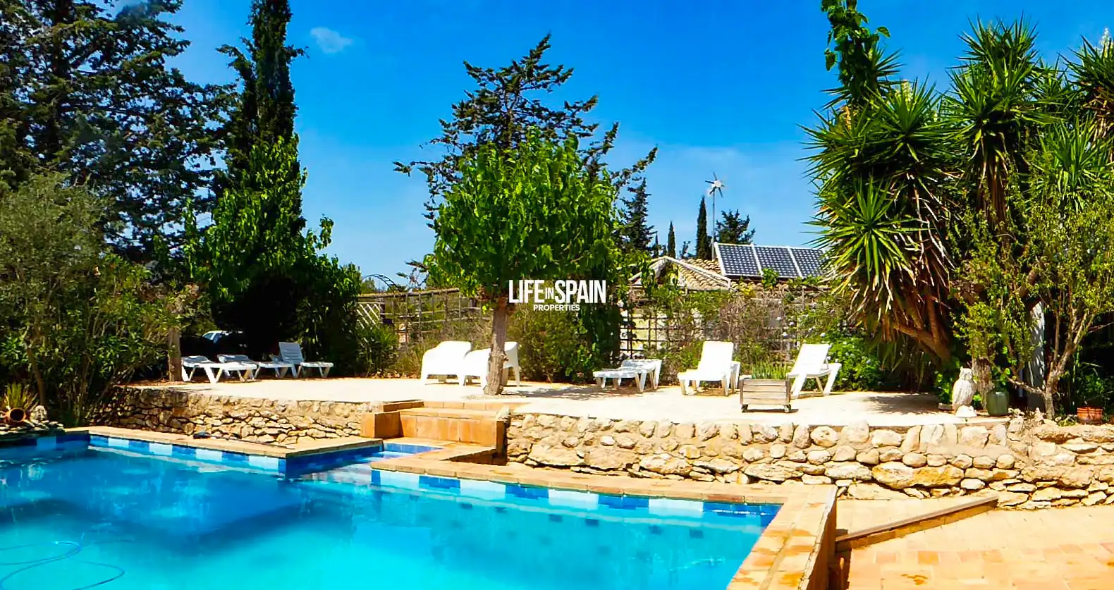 Schwimmbecken von Country house zum Verkauf in Rasquera mit Klimaanlage, Privatgarten und Terrasse
