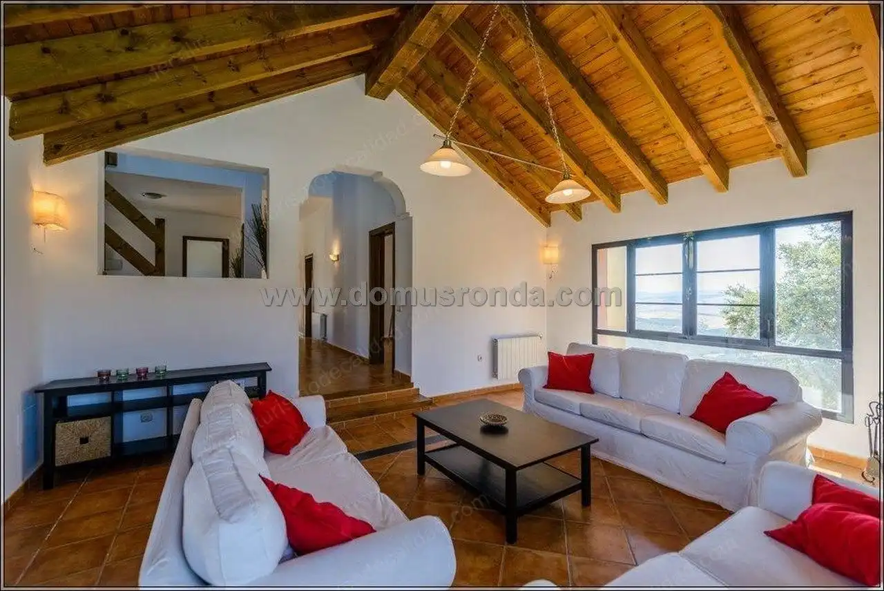 Sala de estar de Casa o chalet en venta en Montecorto con Aire acondicionado y Terraza