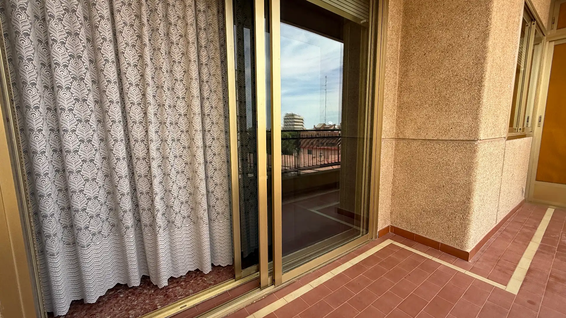 Terraza de Piso de alquiler en Albacete con Calefacción, Terraza y Amueblado