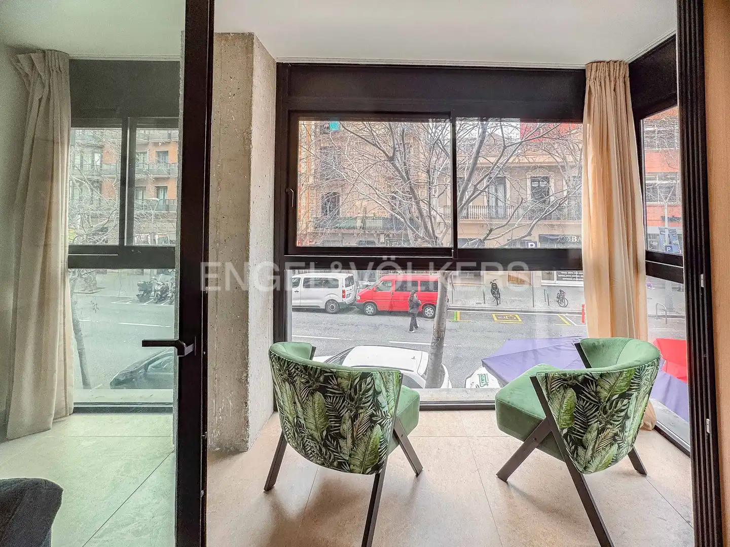 Terrace of Flat for rent in Barcelona  with Air Conditioner, Heating and Parquet flooring