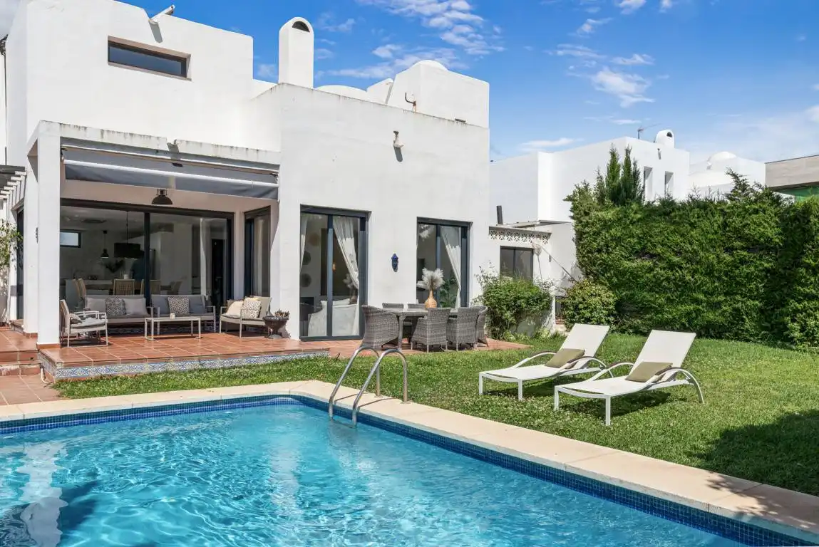 Garden of Houses for sale in Marbella  with Air Conditioner, Private garden and Terrace