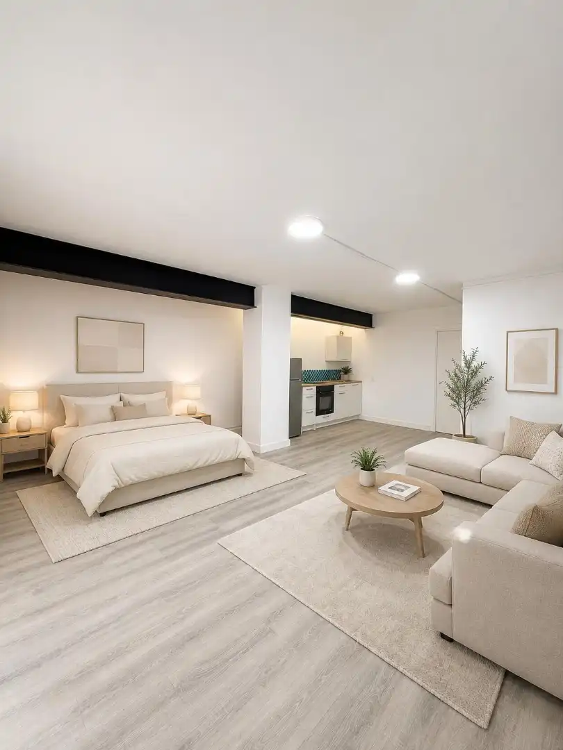 Schlafzimmer von Wohnung zum Verkauf in Badalona mit Parkett, Ofen und Alarm