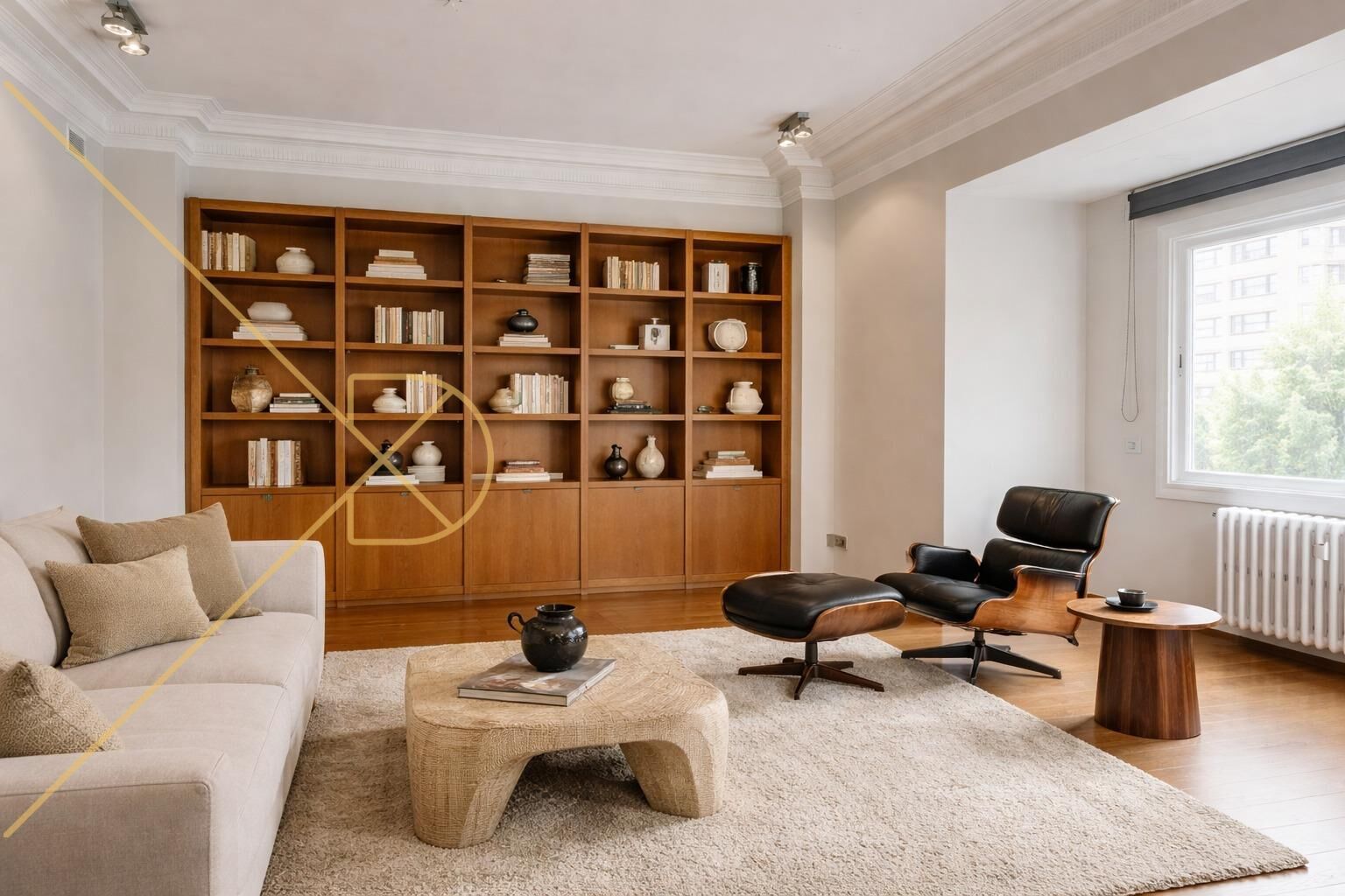 Living room of Flat for sale in  Barcelona Capital  with Balcony