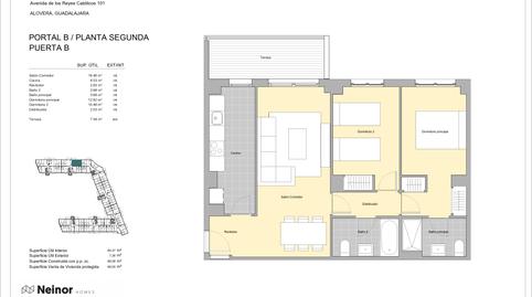 Photo 2 from new construction home in Flat for sale in   Avenida Reyes Católicos, 101, Alovera, Guadalajara
