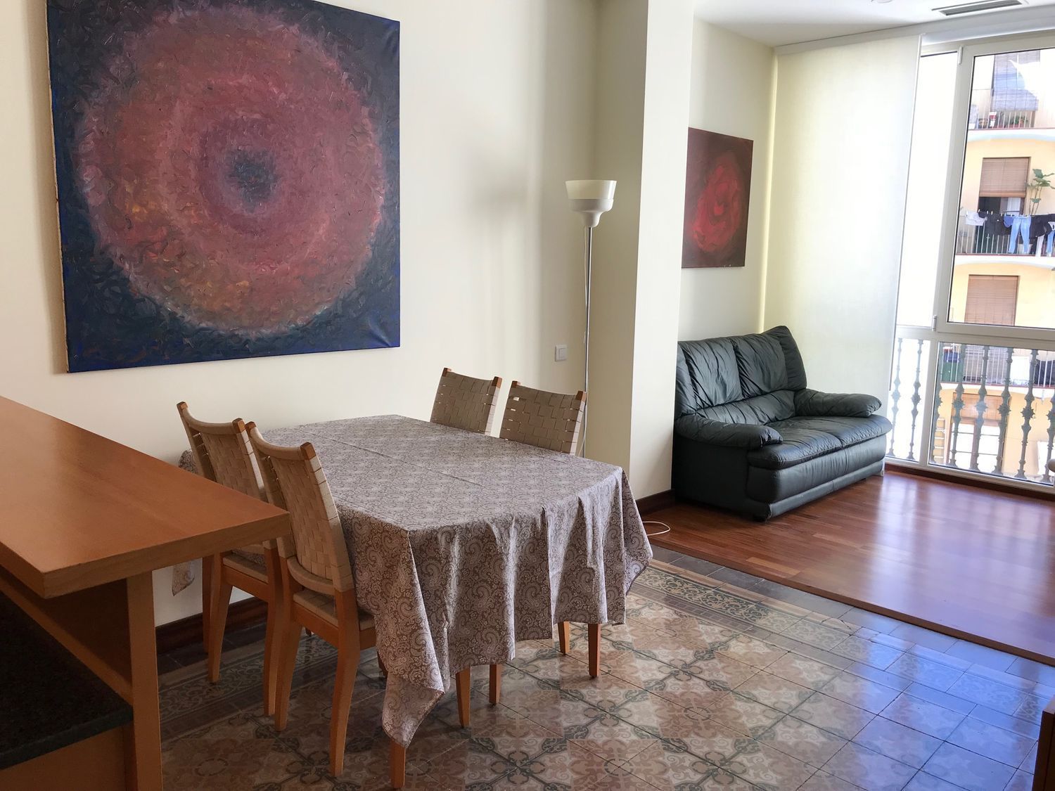 Dining room of Flat to rent in  Barcelona Capital  with Air Conditioner, Heating and Furnished