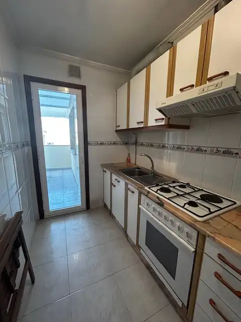 Cocina de Apartamento en venta en Sanxenxo con Terraza, Trastero y Amueblado