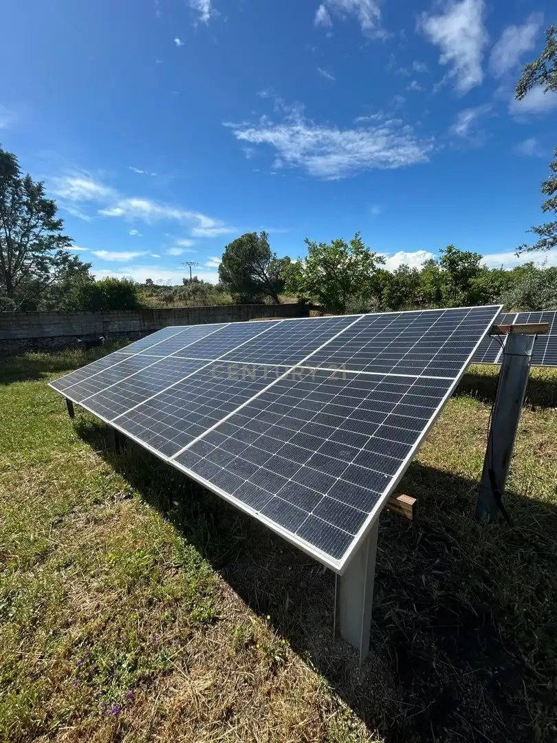 Garden of Houses for sale in Arroyo de la Luz  with Air Conditioner, Private garden and Swimming Pool