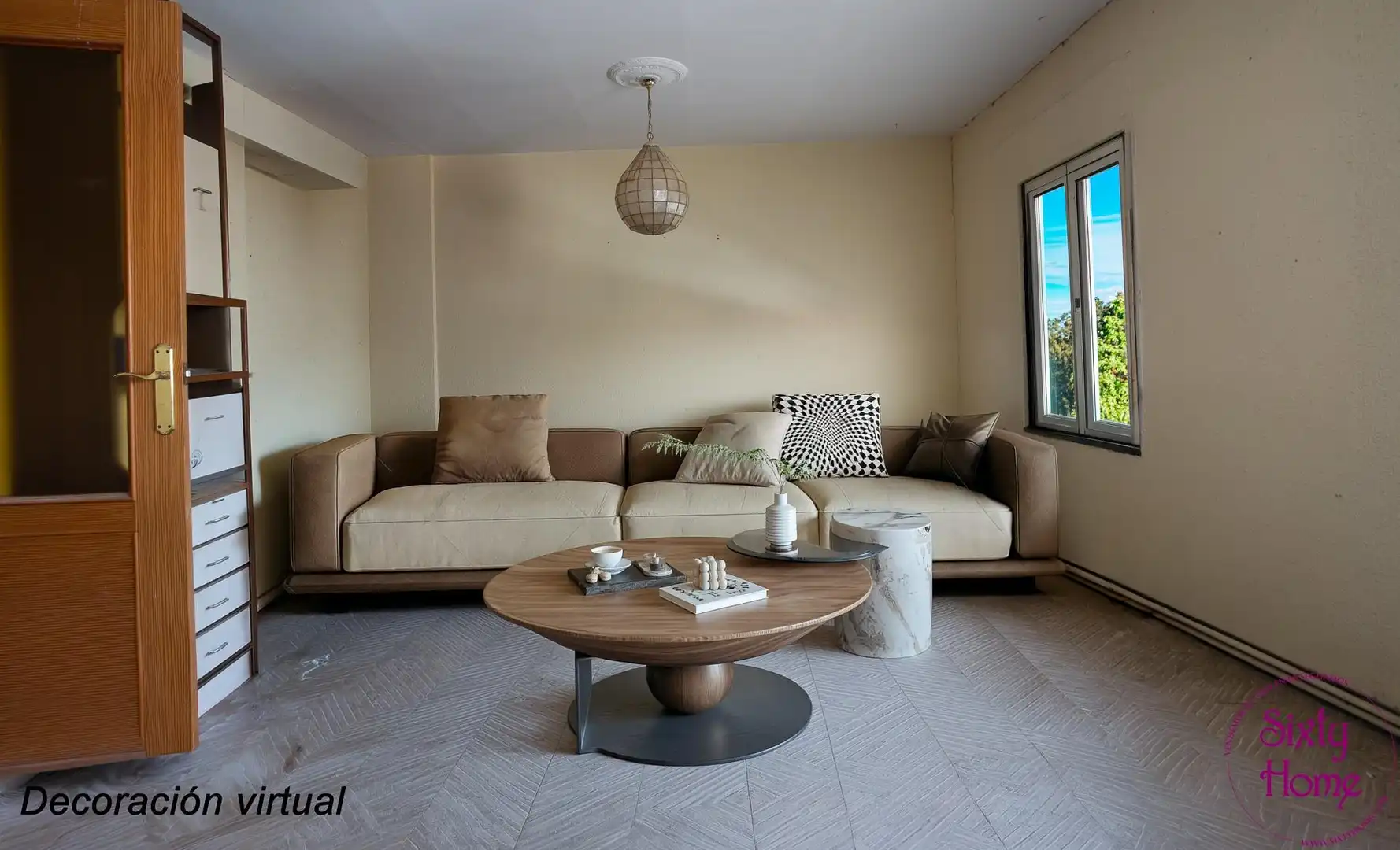 Sala d'estar de Casa o xalet en venda en San Mateo de Gállego amb Jardí privat, Terrassa i Traster
