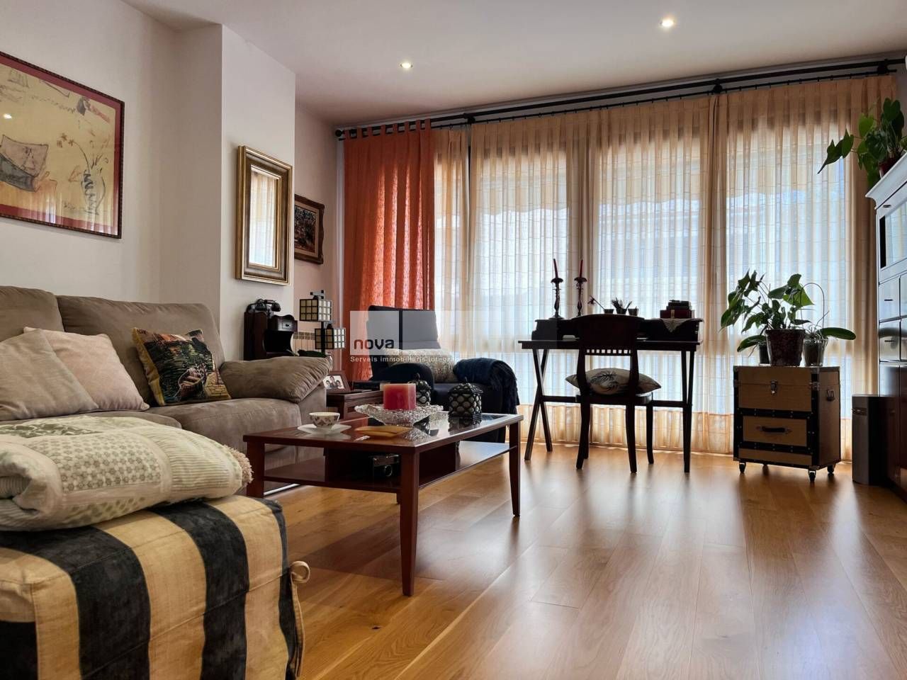 Living room of House or chalet for sale in Tona  with Air Conditioner, Heating and Terrace