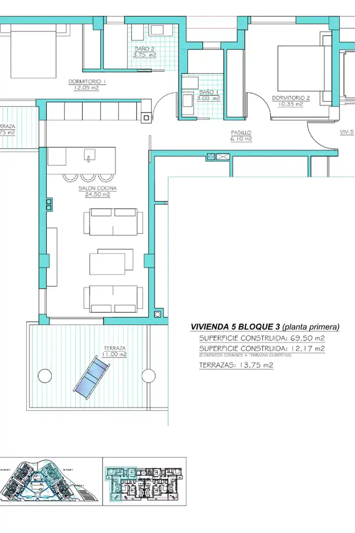Apartment with terrace for sale in Mar Menor Golf, imagen 9