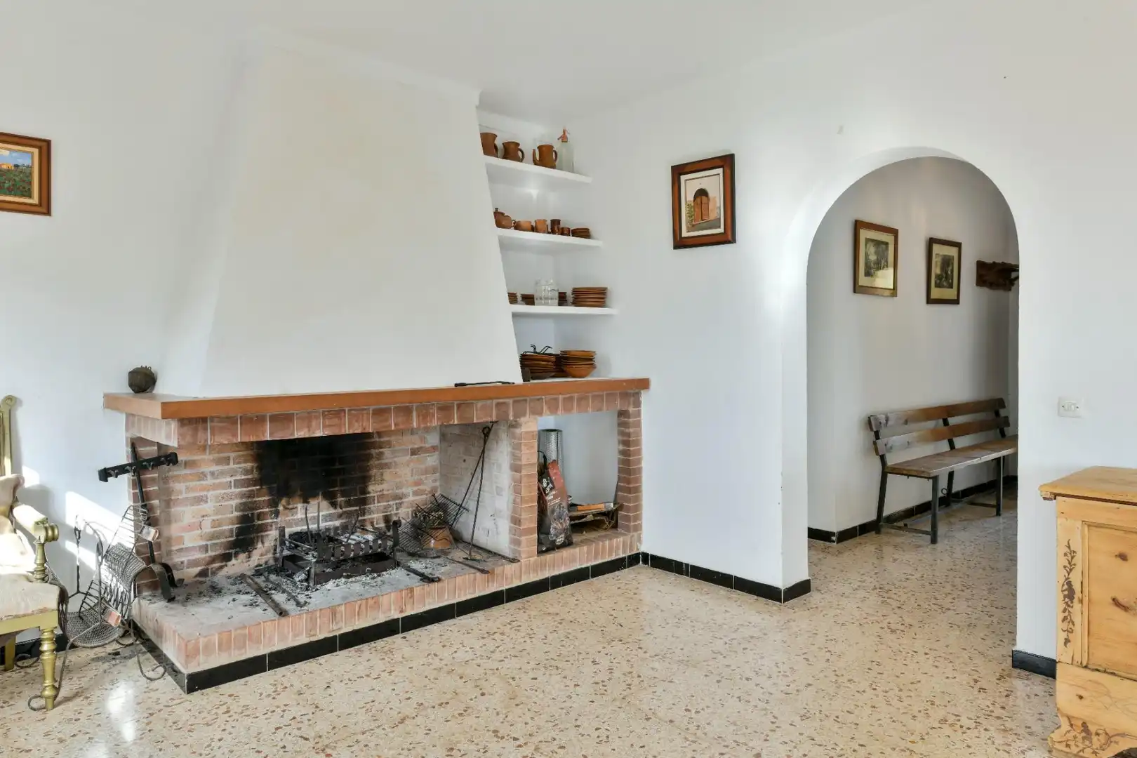 Sala de estar de Finca rústica en venta en Marratxí con Jardín privado y Terraza