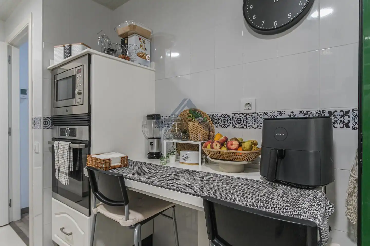 Küche von Wohnung zum Verkauf in Montcada i Reixac mit Klimaanlage, Terrasse und Möbliert