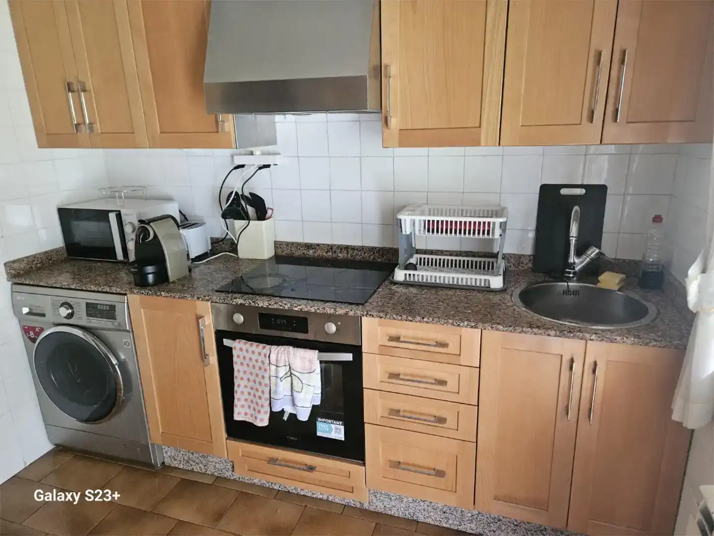 Küche von Wohnung zur Miete in Torrelavega  mit Parkett, Abstellraum und Möbliert