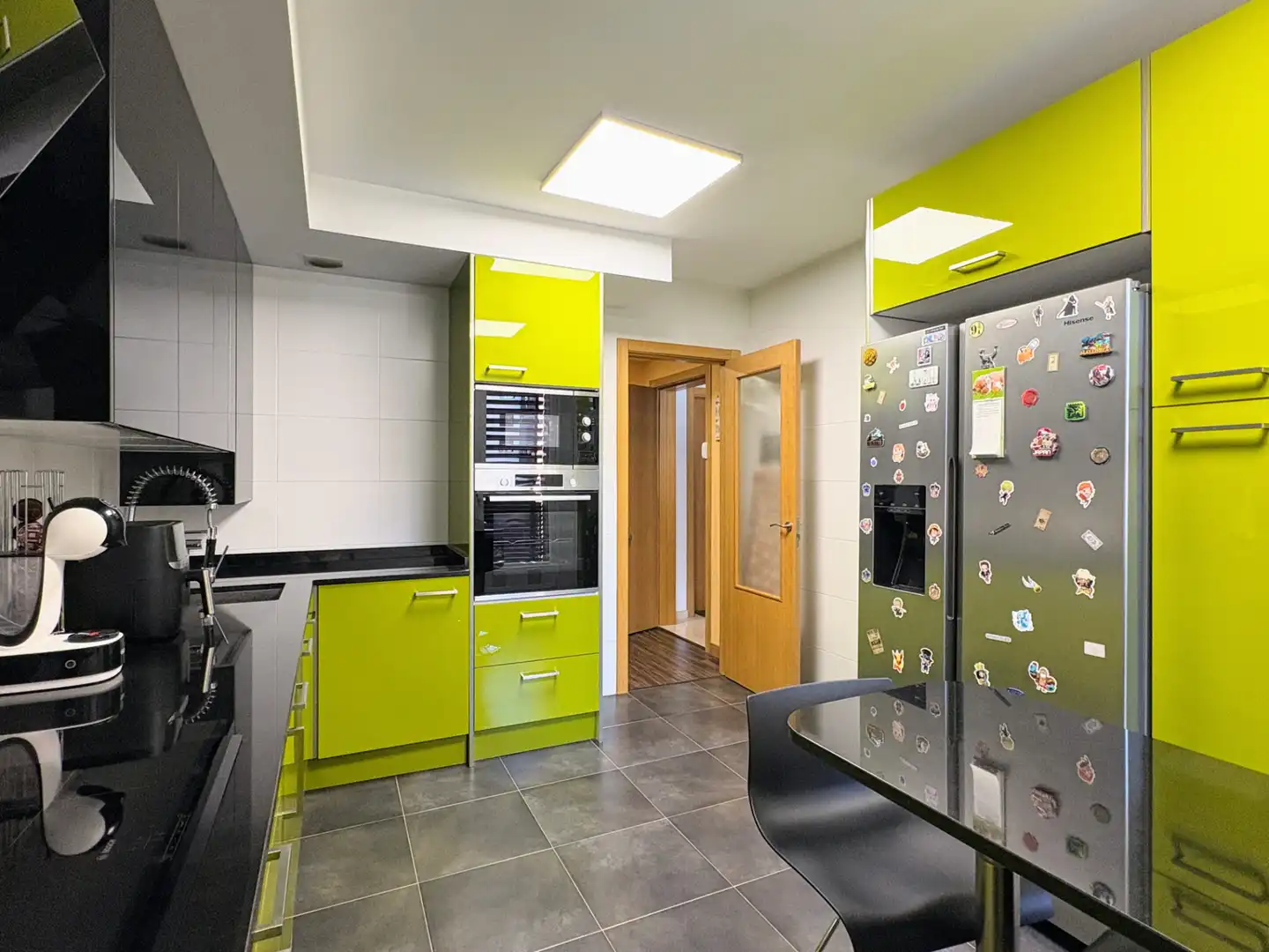 Kitchen of Flat for sale in Cistérniga  with Heating, Private garden and Storage room