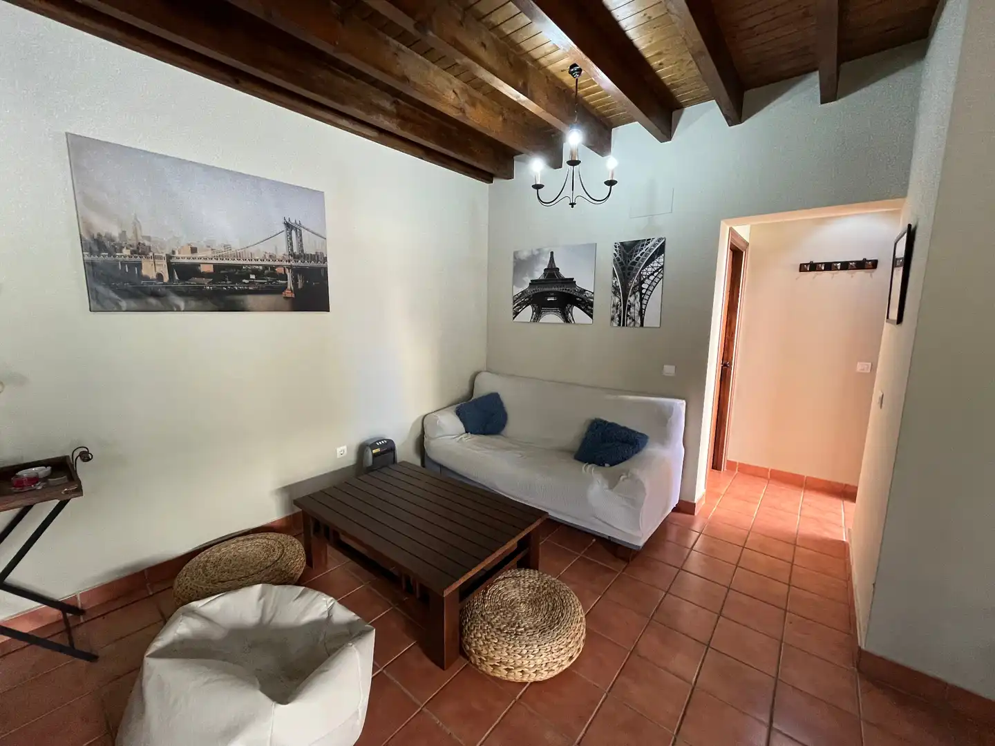 Sala de estar de Casa o chalet en venta en Aznalcázar con Aire acondicionado, Calefacción y Jardín privado