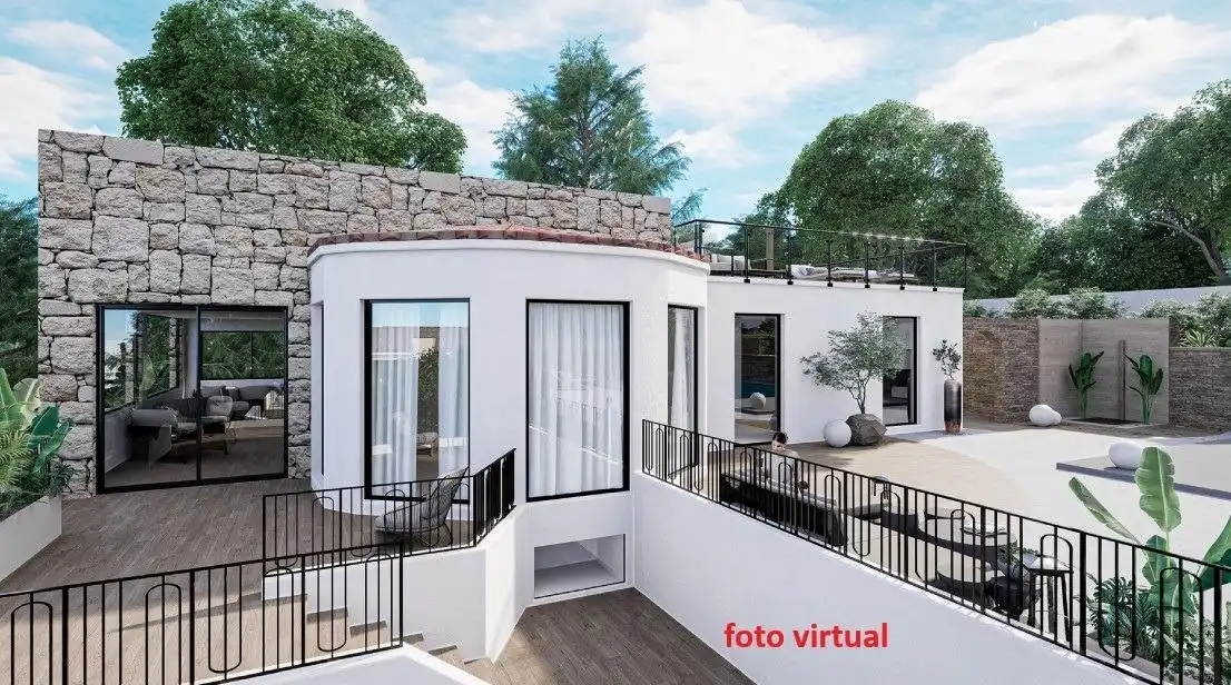 Terraza de Casa o chalet en venta en El Campello con Aire acondicionado, Calefacción y Jardín privado