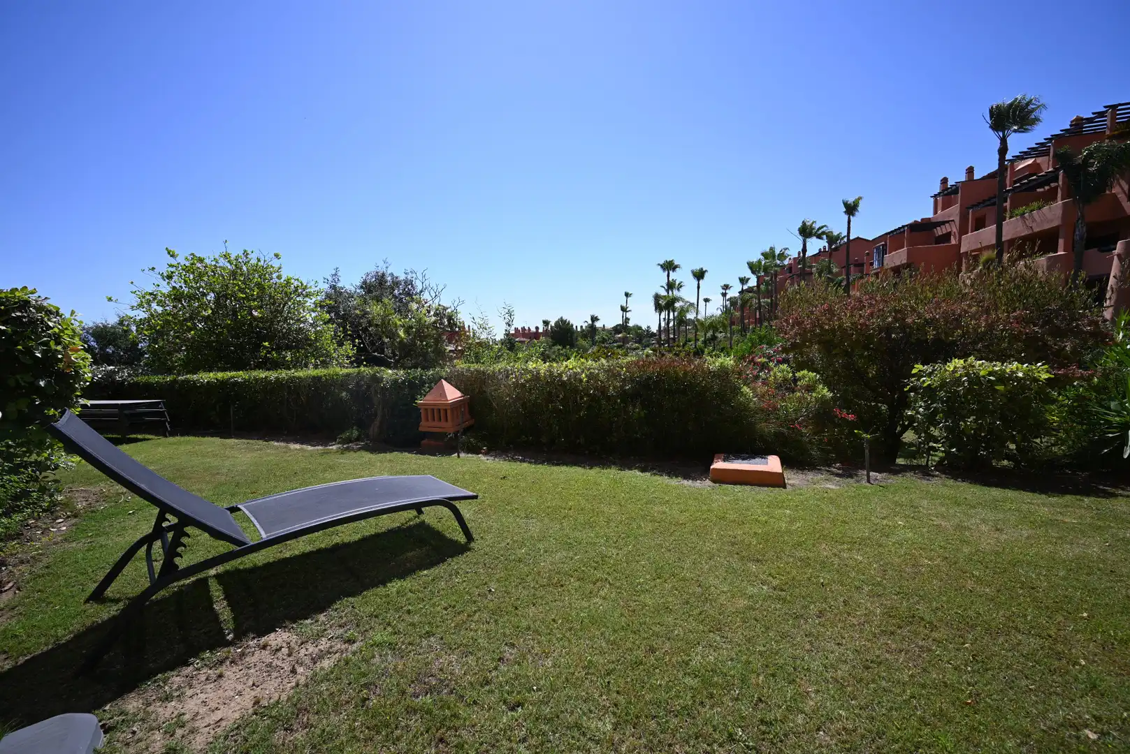 Jardín de Apartamento en venta en Ojén con Aire acondicionado, Jardín privado y Piscina