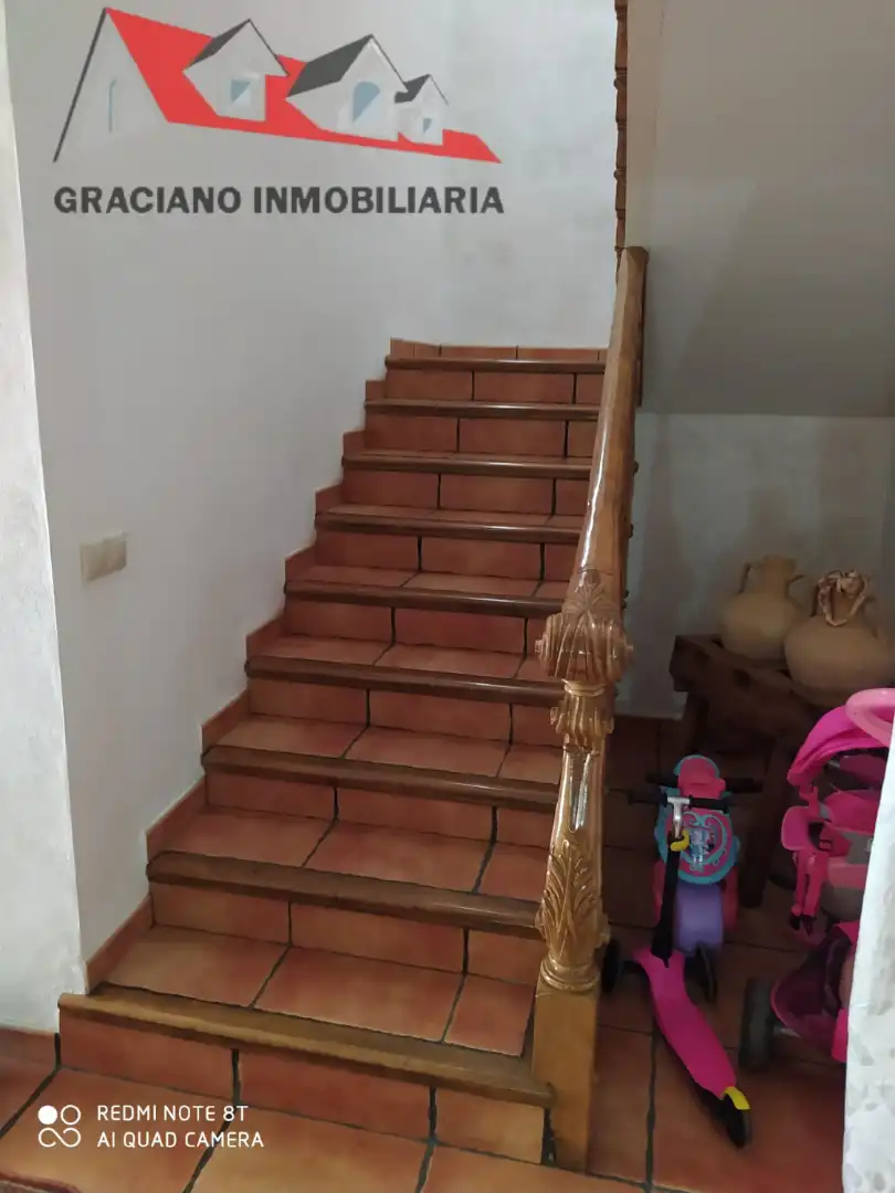Casa adosada en venda en Villaverde de Guadalimar amb Aire condicionat, Jardí privat i Terrassa