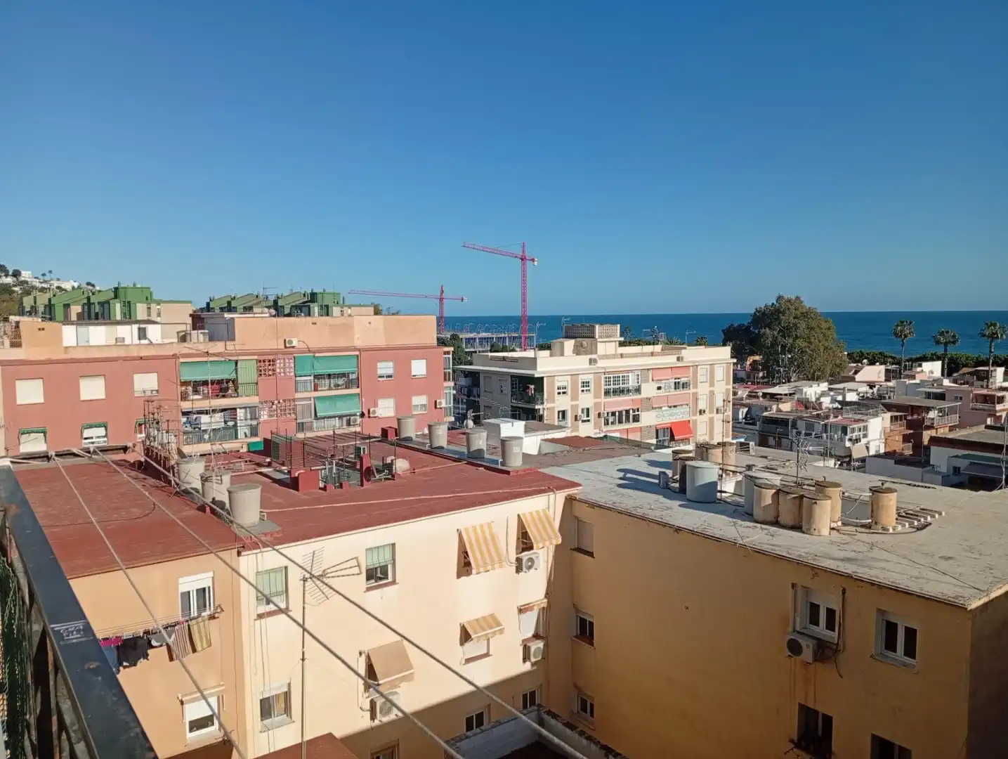 Vista exterior de Piso en venta en Málaga