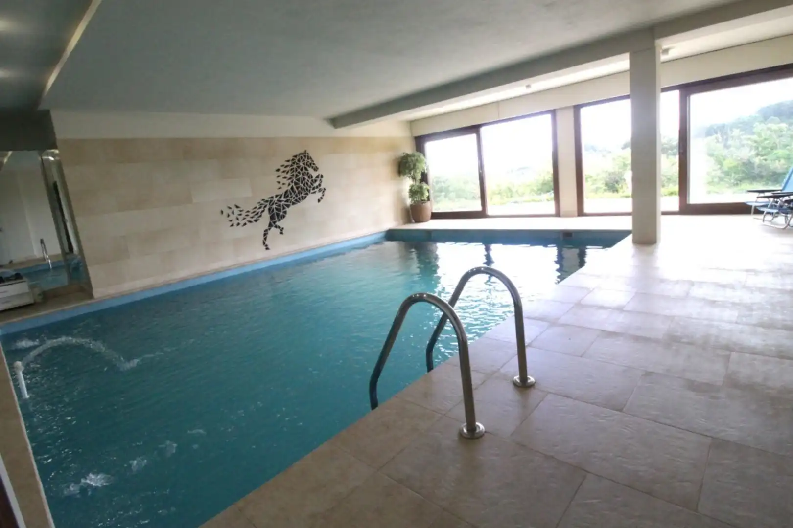 Swimming pool of Houses for sale in Betanzos  with Heating, Terrace and Storage room
