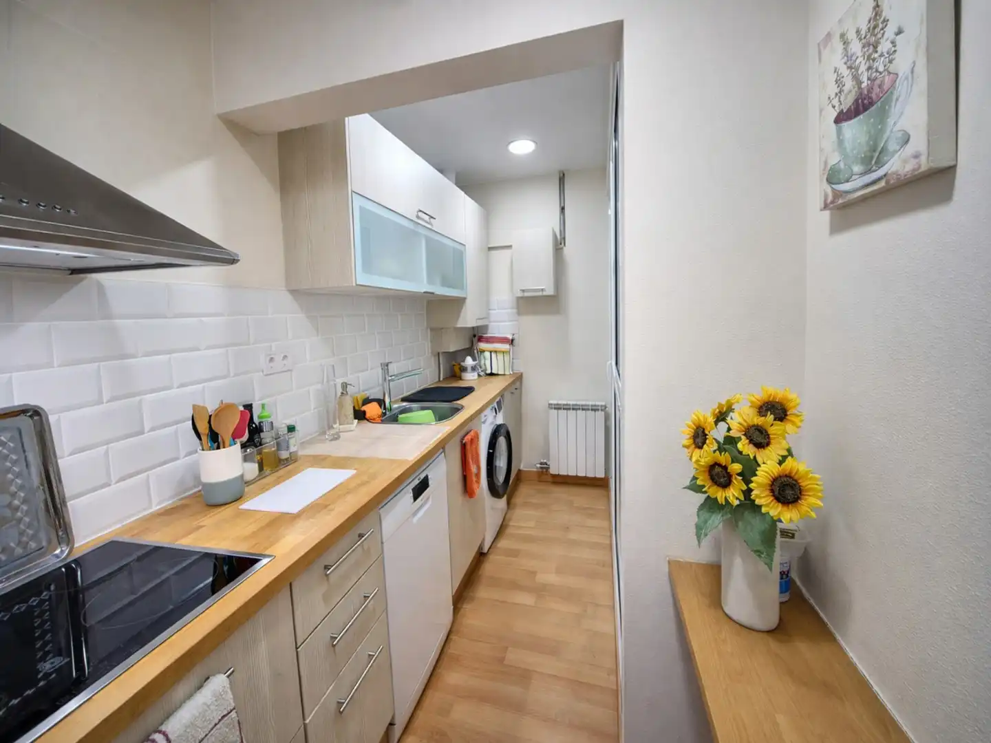 Cocina de Piso en venta en Sabadell con Calefacción, Parquet y Amueblado