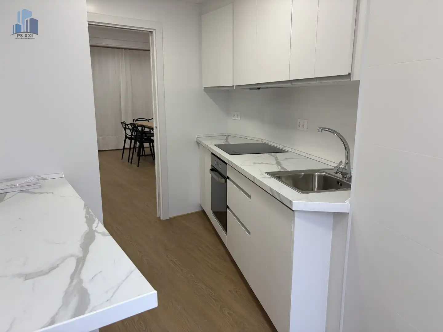 Küche von Wohnung zur Miete in Castellón de la Plana / Castelló de la Plana mit Klimaanlage und Möbliert