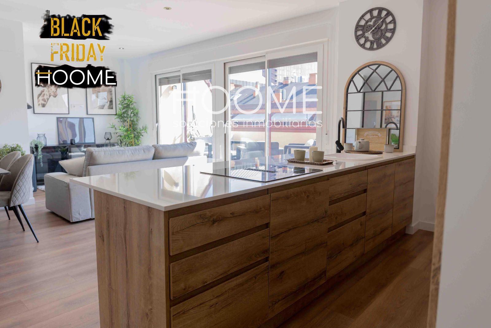 Cuina de Àtic en venda en  Madrid Capital amb Aire condicionat, Parquet i Terrassa