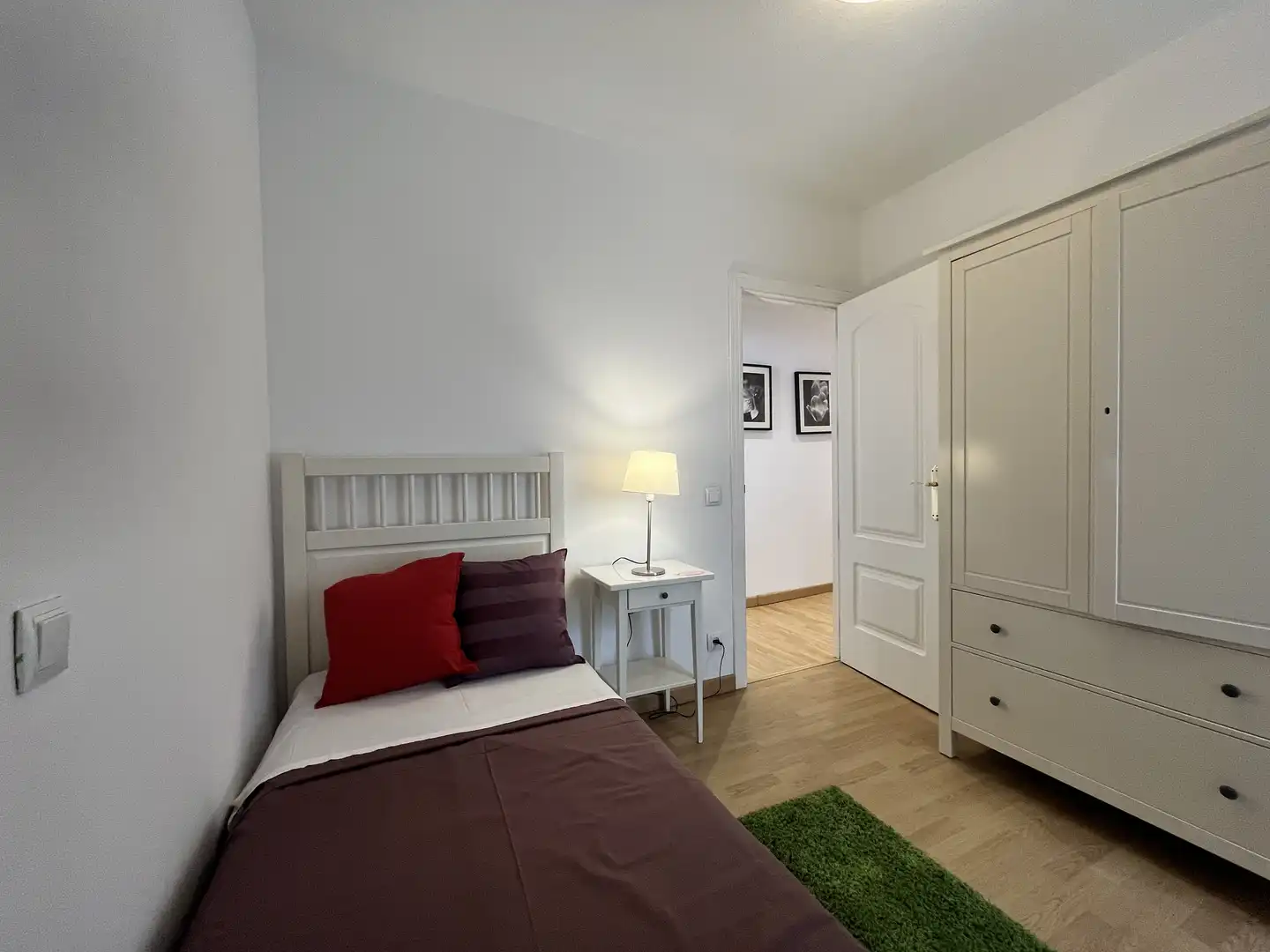 Habitación de Piso de alquiler en Madrid con Aire acondicionado, Terraza y Amueblado