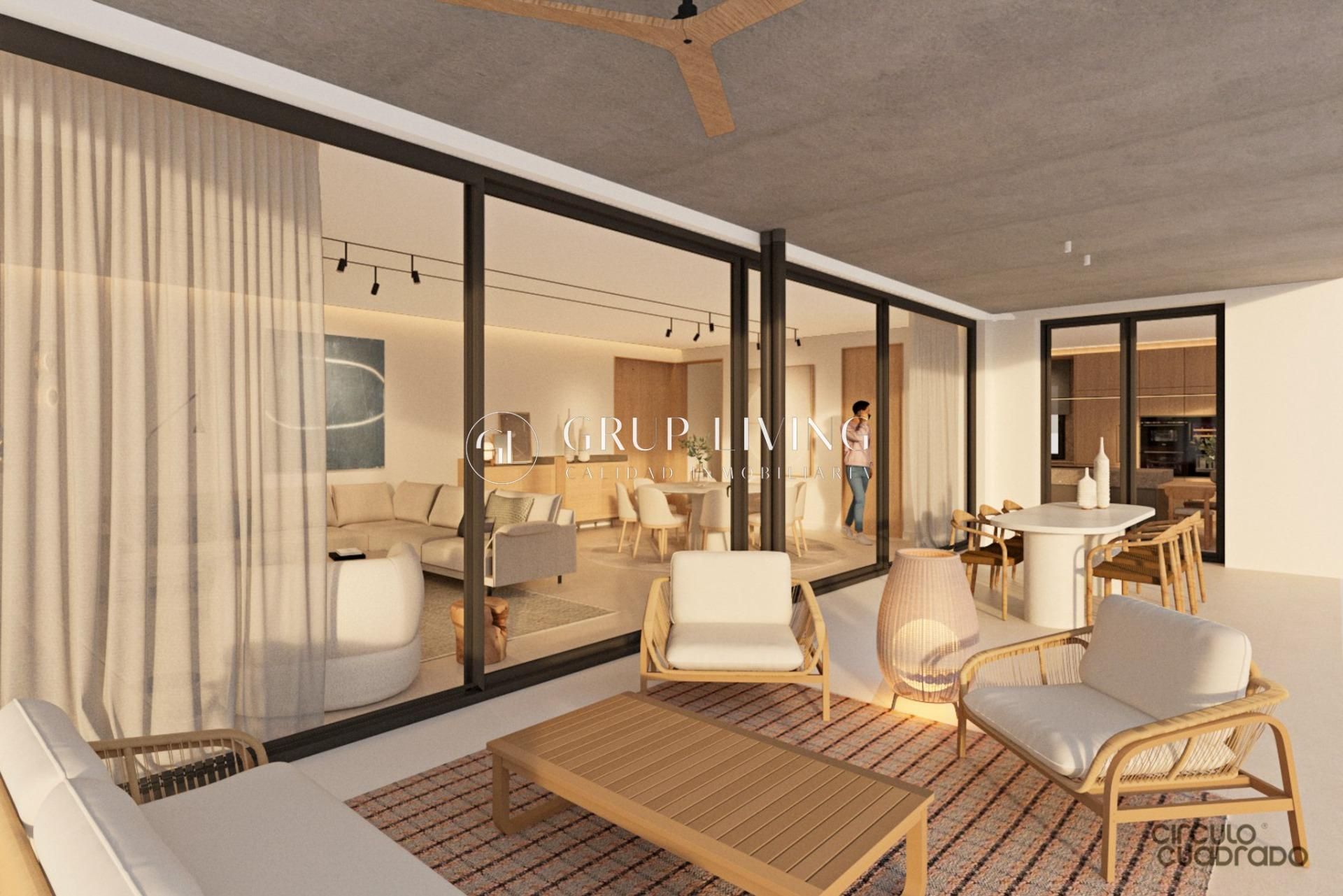 Sala d'estar de Casa o xalet en venda en Sitges amb Aire condicionat, Calefacció i Jardí privat