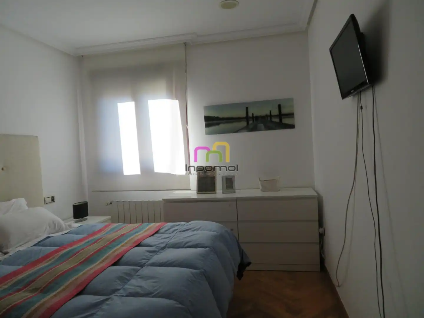 Schlafzimmer von Wohnungen zum Verkauf in Badajoz mit Klimaanlage, Privatgarten und Parkett