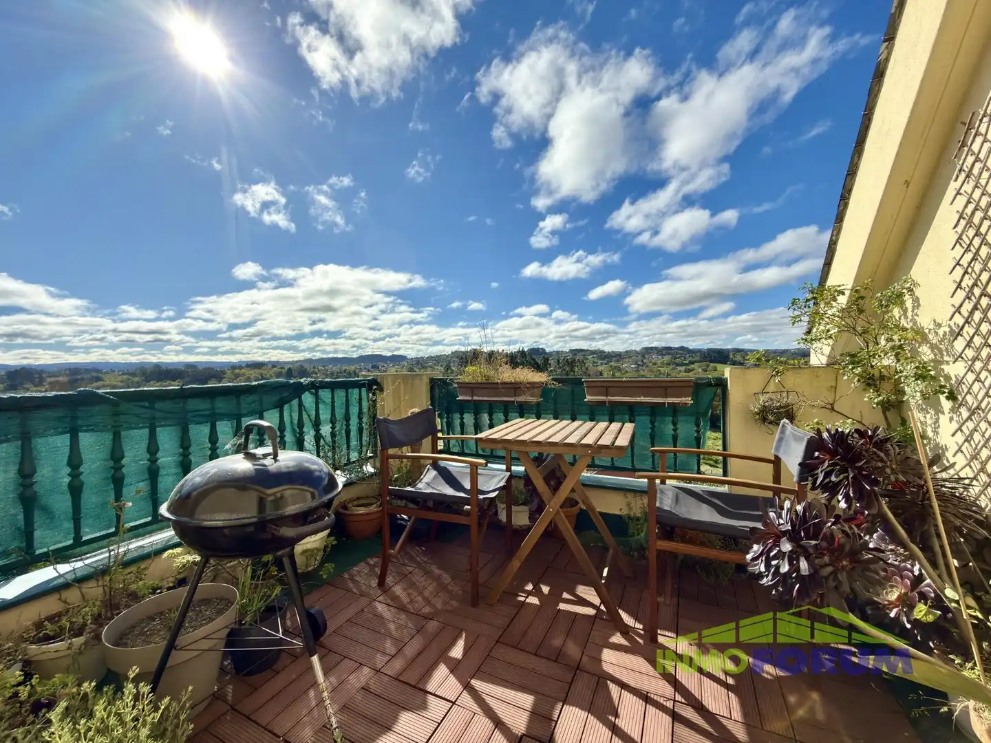 Terrace of Flat for sale in Cambre   with Heating, Terrace and Storage room