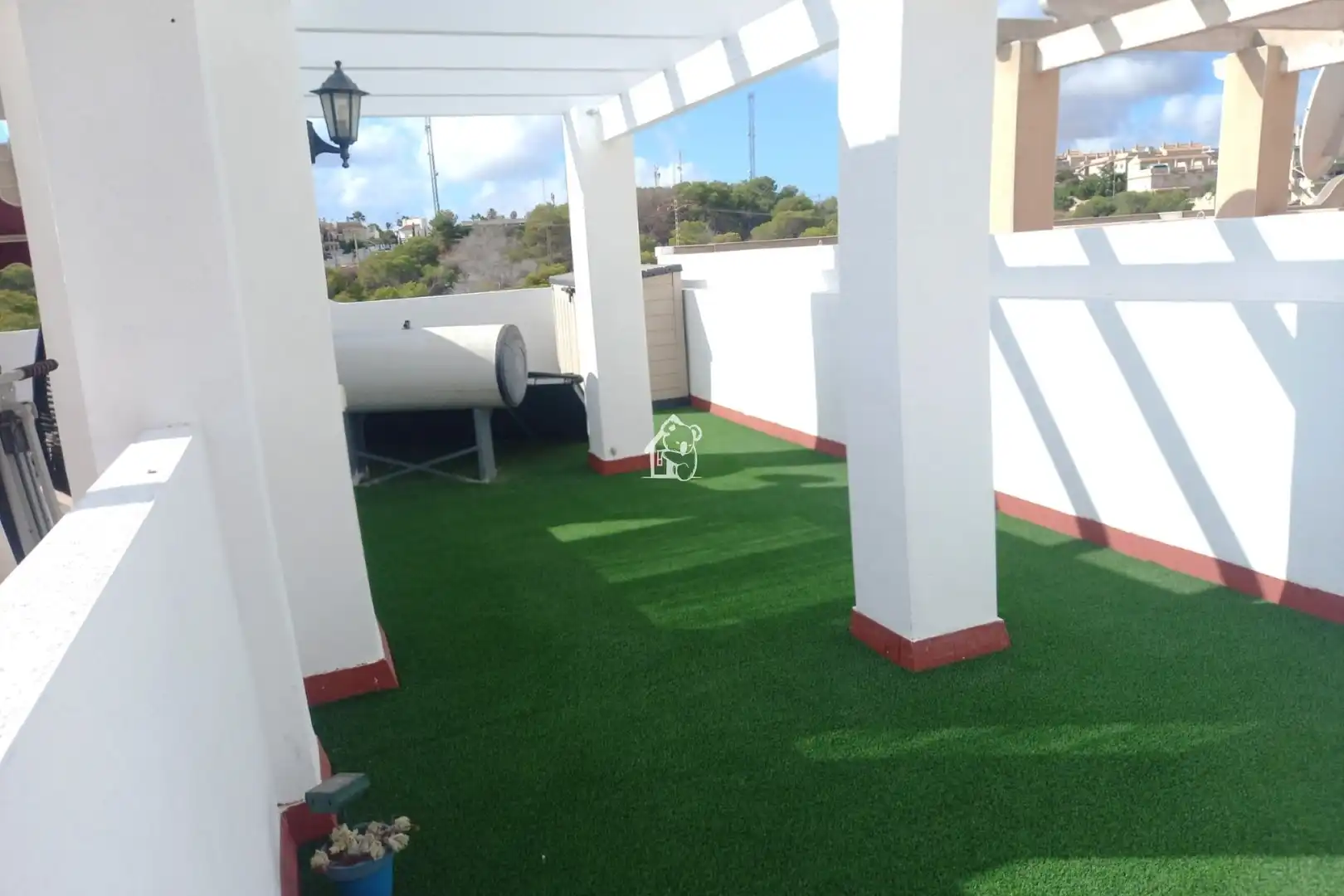 Terrassa de Casa adosada de lloguer en Orihuela amb Aire condicionat, Jardí privat i Terrassa