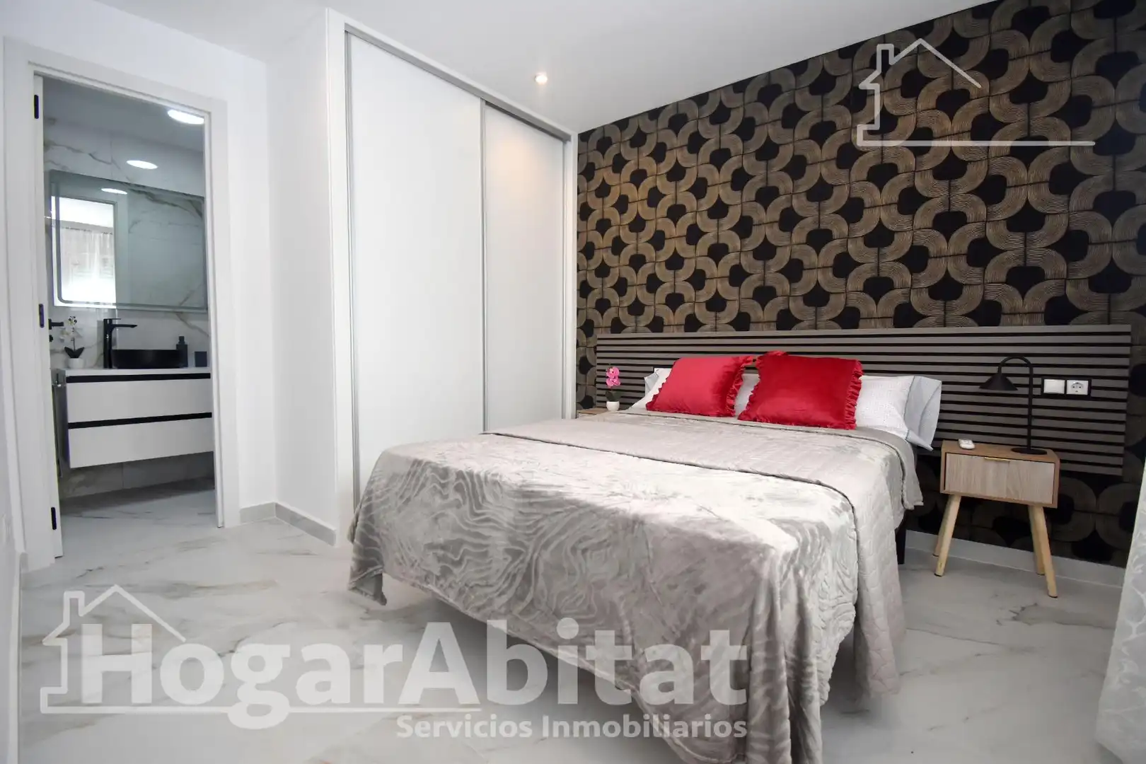 Schlafzimmer von Haus oder Chalet zum Verkauf in Vila-real mit Klimaanlage, Heizung und Terrasse