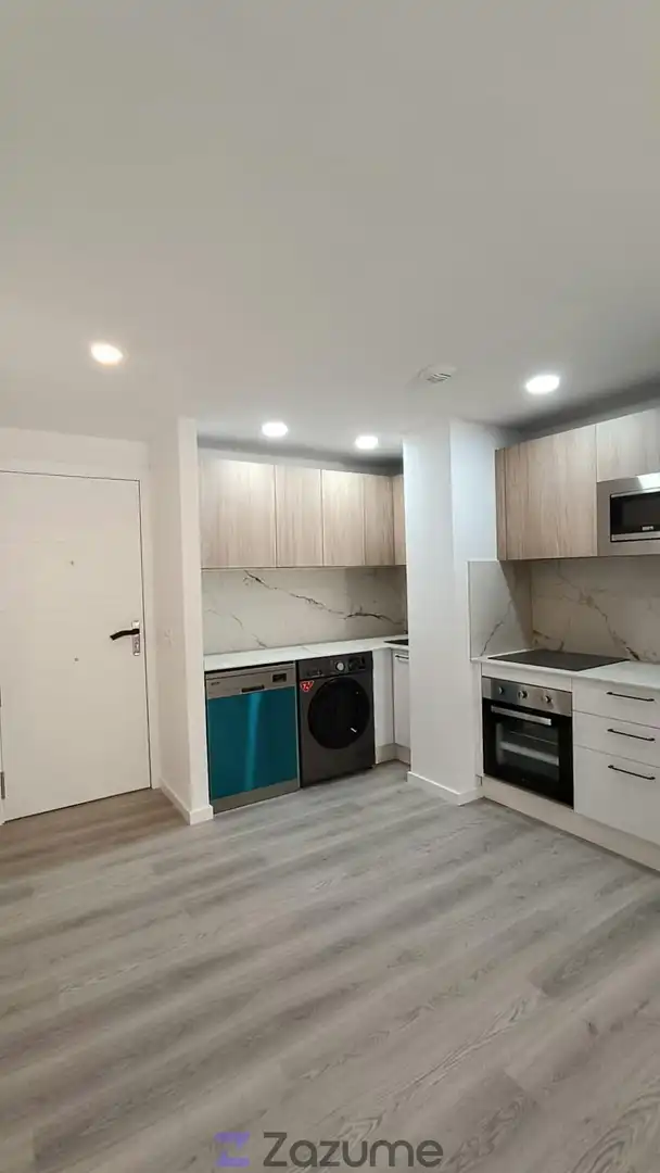 Cocina de Piso de alquiler en Benalmádena con Aire acondicionado, Parquet y Terraza