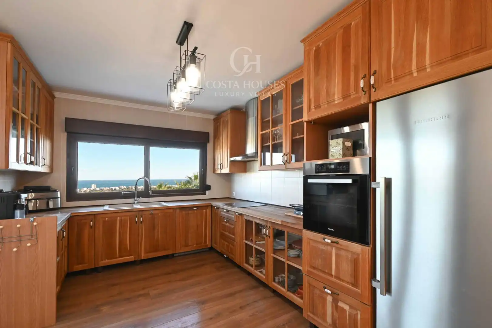 Kitchen of Houses for sale in Jávea / Xàbia  with Air Conditioner, Private garden and Parquet flooring
