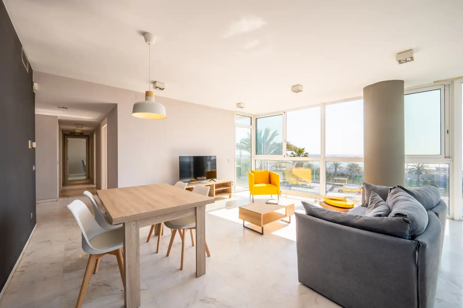 Sala de estar de Piso en venta en Barcelona con Aire acondicionado, Calefacción y Terraza