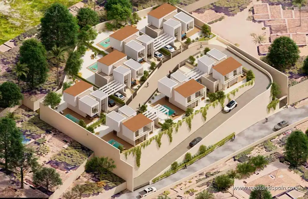 Vista exterior de Casa o chalet en venta en La Nucia con Aire acondicionado, Calefacción y Jardín privado