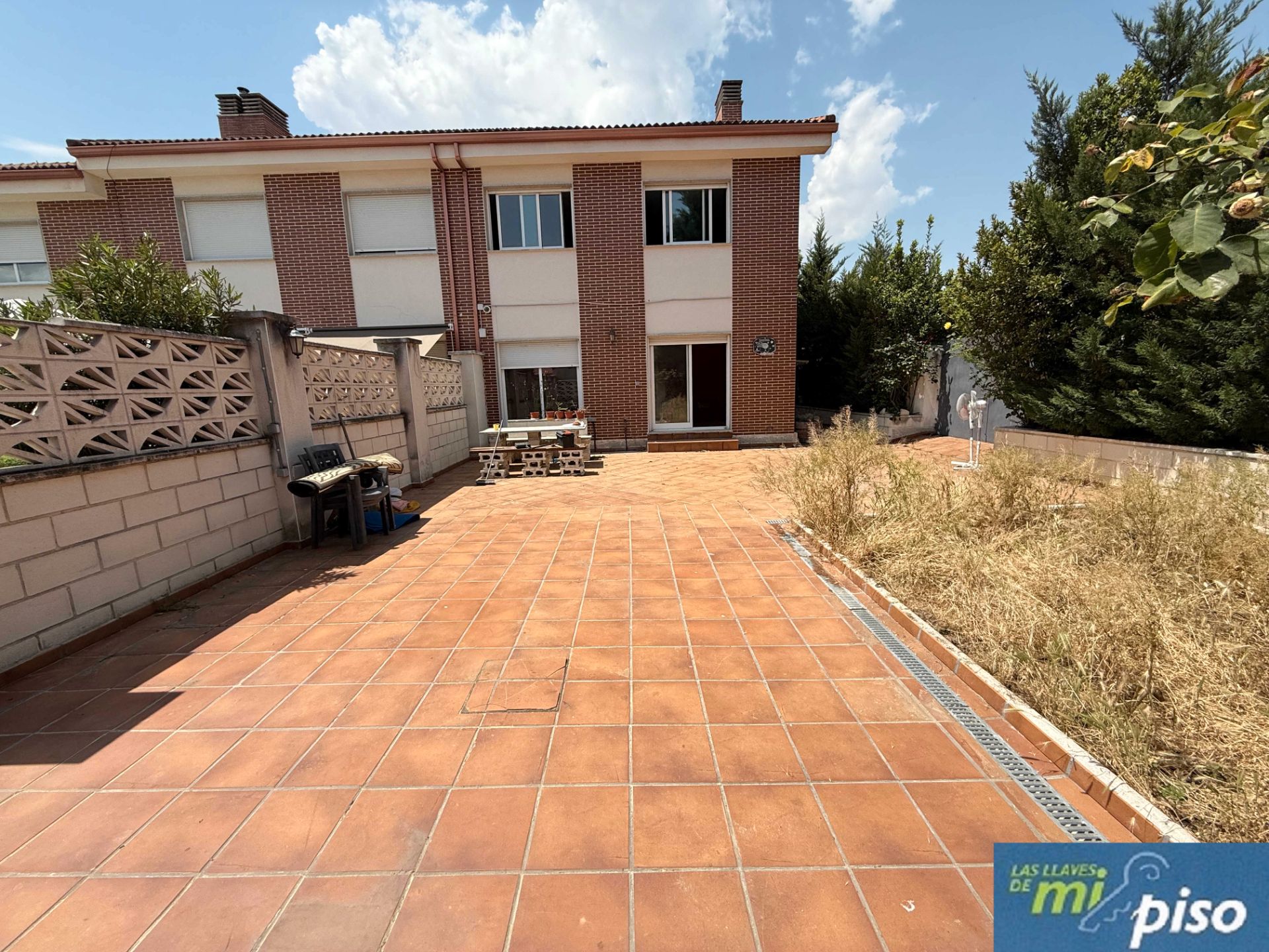 Jardí de Casa adosada en venda en Boecillo amb Calefacció, Jardí privat i Parquet