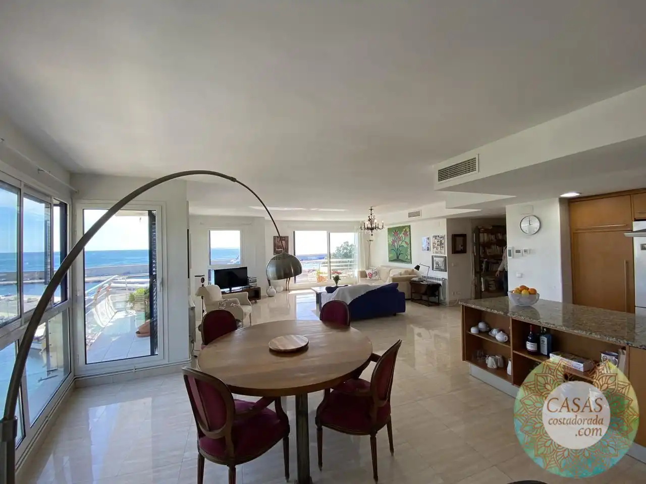 Wohnzimmer von Dachboden zum Verkauf in L'Ametlla de Mar  mit Klimaanlage und Abstellraum