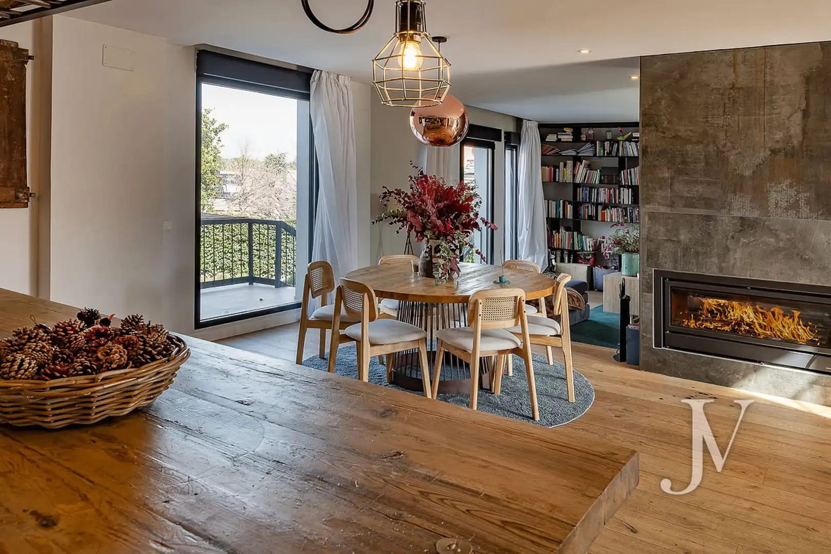 Dining room of Detached homes for rent in Pozuelo de Alarcón  with Air Conditioner, Heating and Private garden