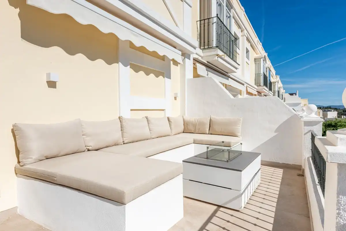 Terrace of Detached homes for sale in Marbella  with Air Conditioner, Terrace and Community pool