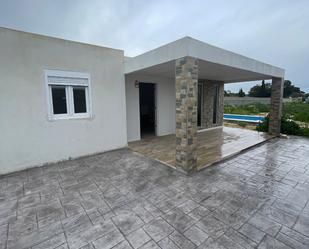 Exterior view of House or chalet for sale in Chiclana de la Frontera  with Private garden, Swimming Pool and Furnished