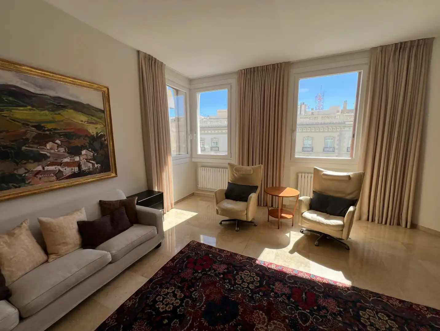 Sala de estar de Piso de alquiler en Valencia con Aire acondicionado y Amueblado