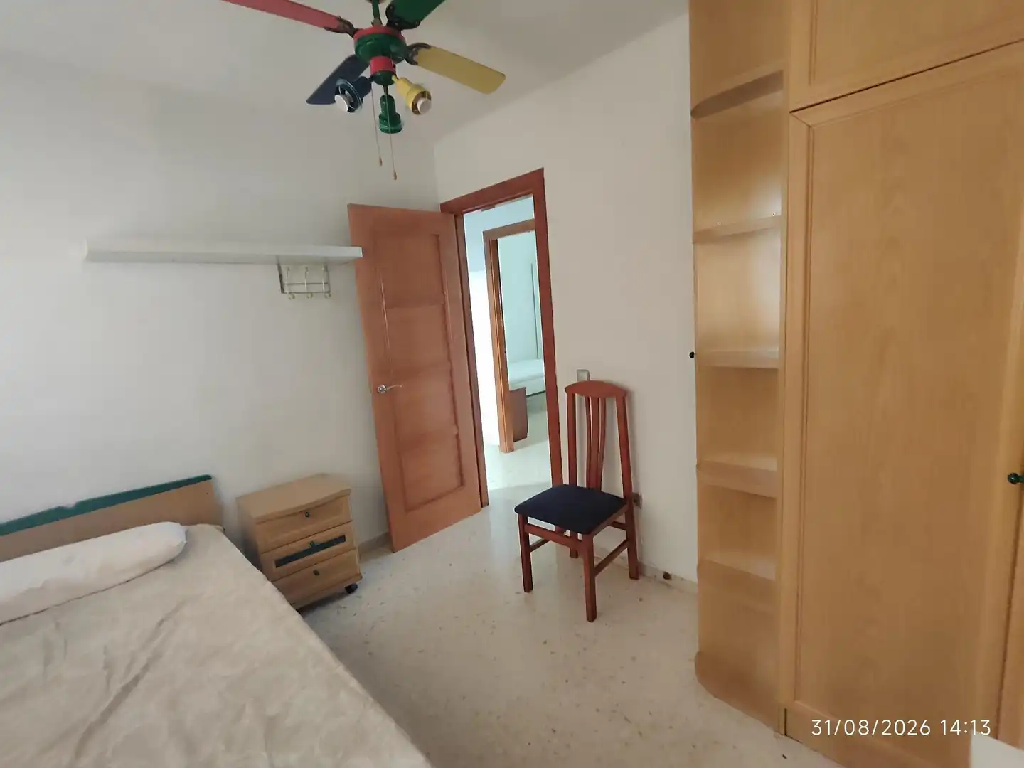 Habitación de Piso de alquiler en Málaga con Aire acondicionado, Terraza y Amueblado