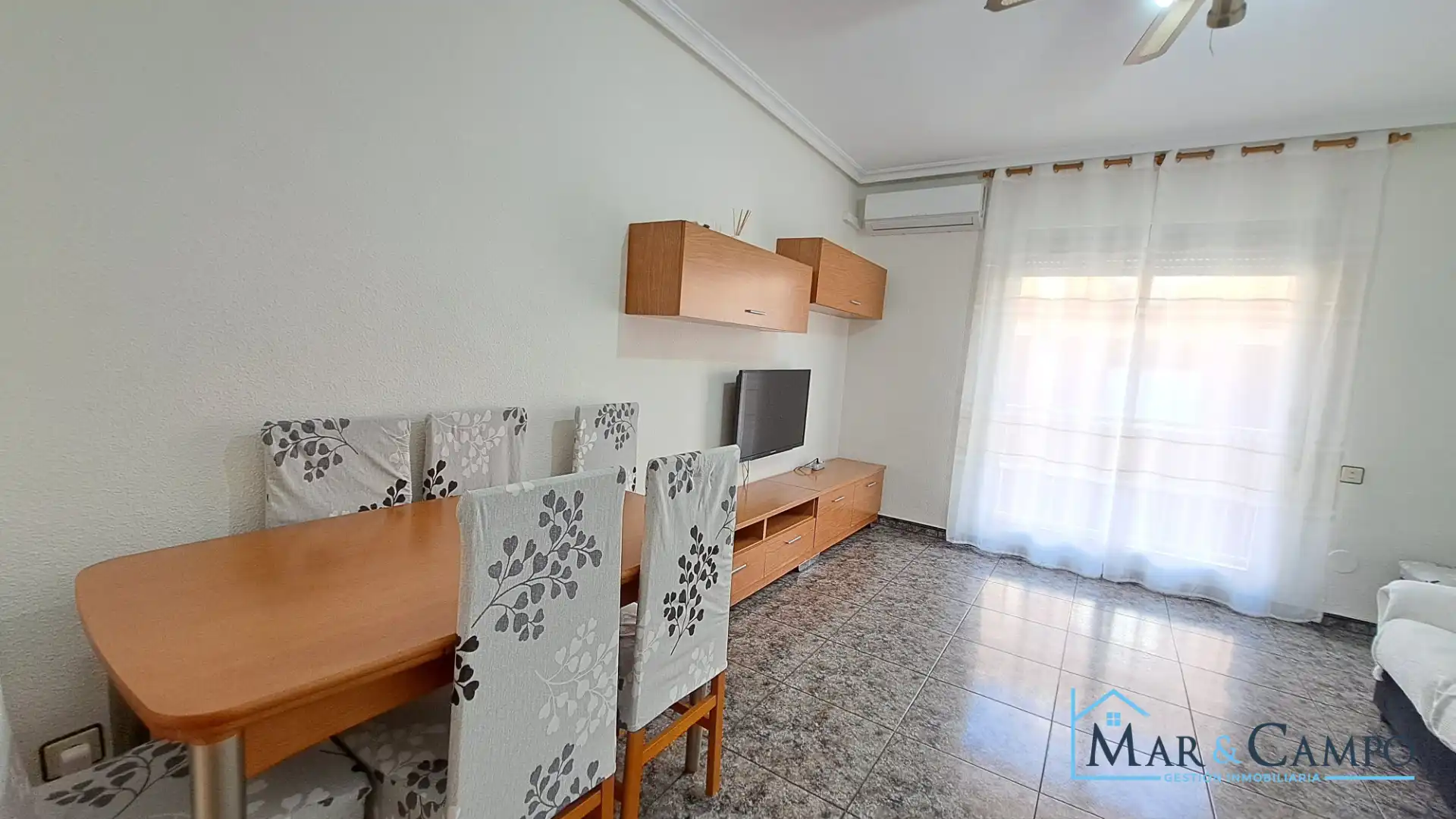 Wohnzimmer von Wohnung zum Verkauf in Los Alcázares mit Klimaanlage, Möbliert und Balkon