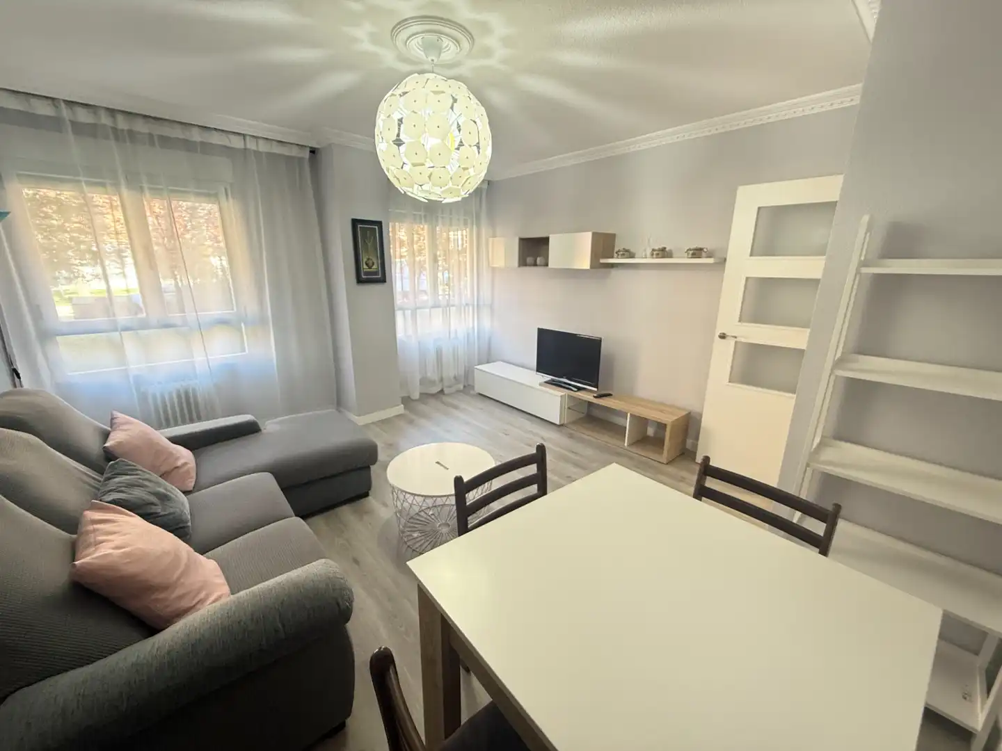 Wohnzimmer von Wohnung zum Verkauf in Palencia mit Heizung und Möbliert