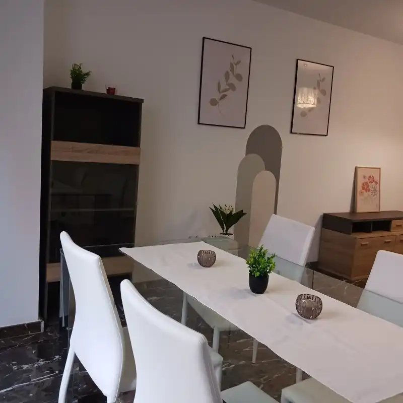 Dining room of Flat for rent in La Font d'en Carròs  with Air Conditioner, Furnished and Balcony