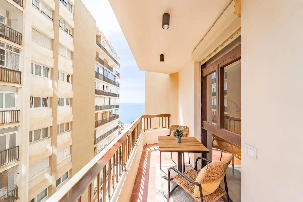 Terrasse von Wohnung zur Miete in Málaga mit Klimaanlage, Heizung und Terrasse