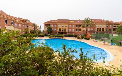 Swimming pool of Duplex for sale in Badajoz Capital  with Air Conditioner and Terrace